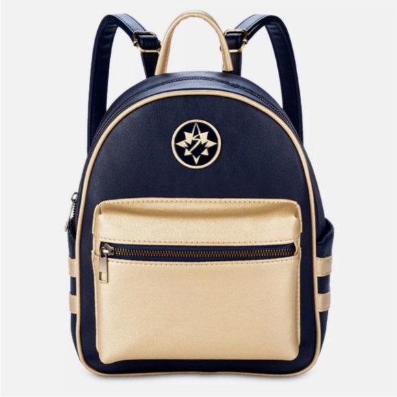 ~Disney Parks Marvel Blue and Gold Backpack with Adjustable Straps~ - Picture 1 of 4